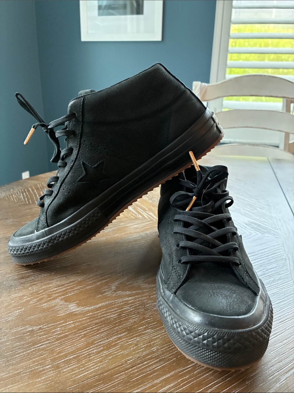Converse Counter Climate Men’s Black Mid-Top Sneakers NYC store exclusive